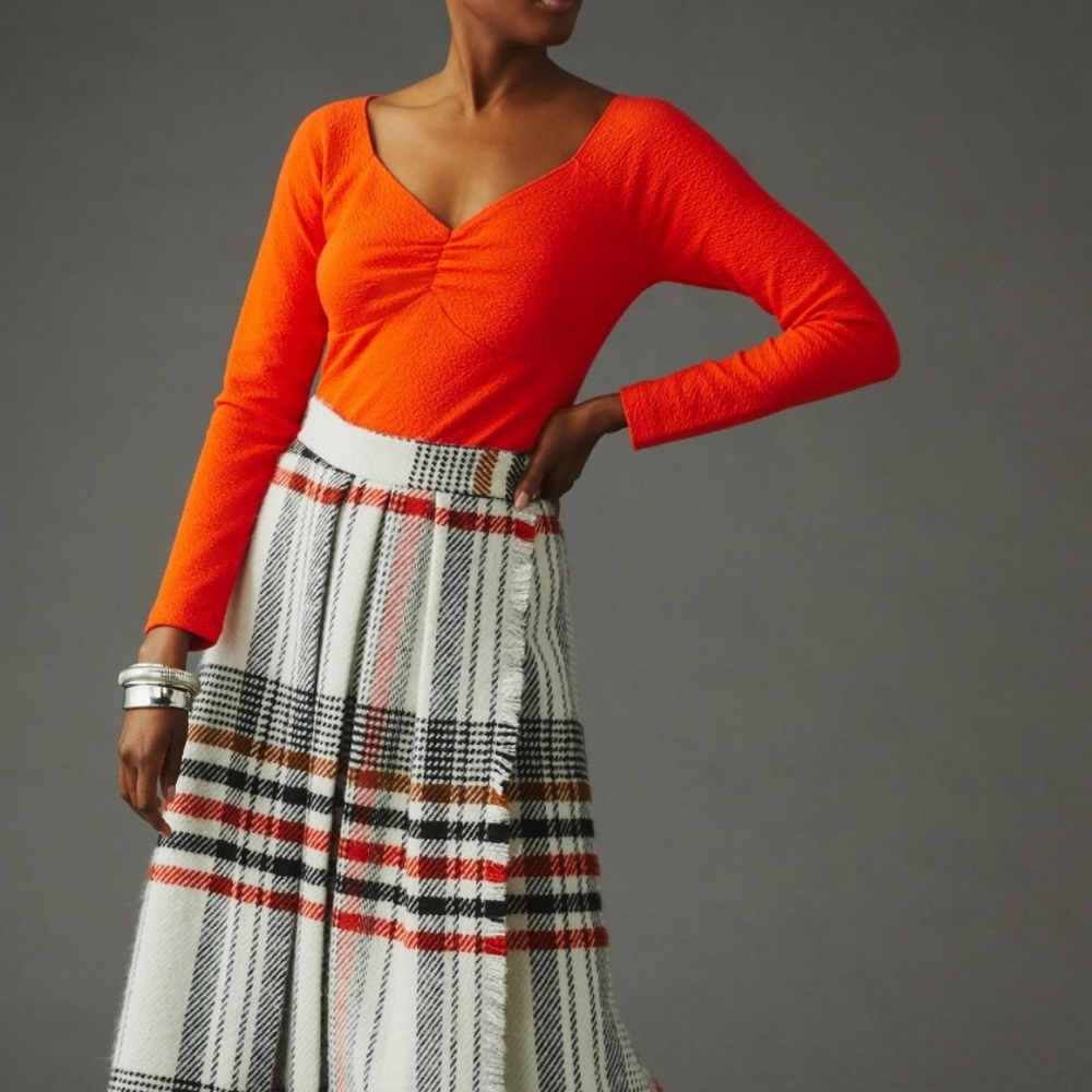 NWT ANTHRO | Maeve Sweetheart Top - Picture 2 of 4